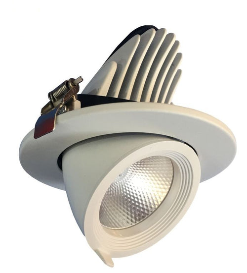Spotlights Aluminium Tilt Downlight Housing Recessed Led Downlight Ceiling Downlight Mounted Round Glass China 90 - image 1