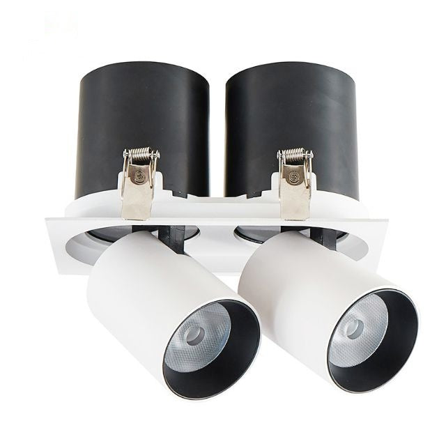 Adjustable Stretch Wall Washer Light - Round/Square Recessed Downlight for Ceiling Accent Lighting - image 1