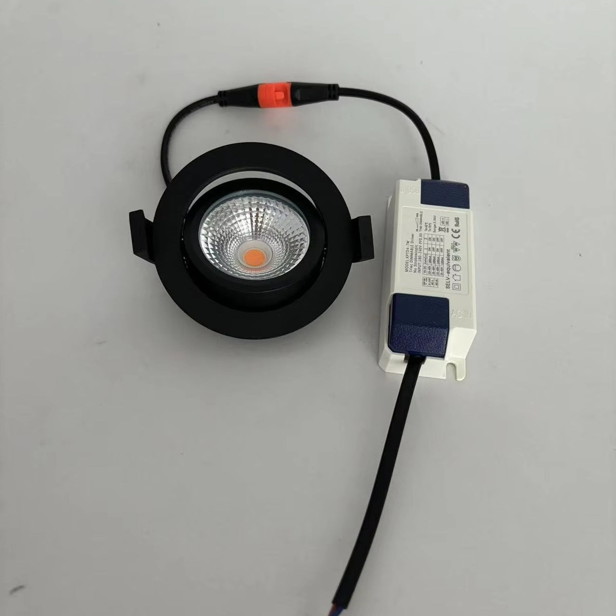 Modern 7W Ultra Slim Dimmable LED Downlight COB Aluminum IP65 Ceiling SpotLights Ultra thin - image 1