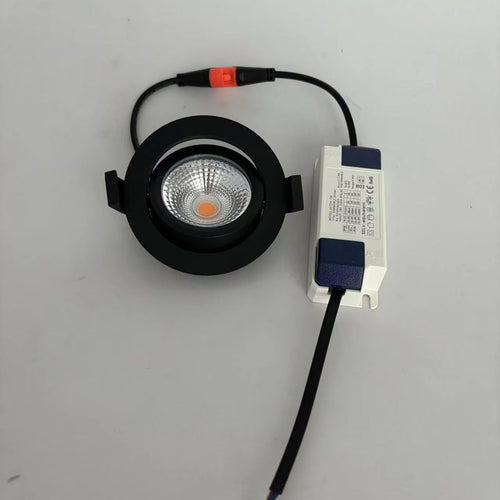 Modern 7W Ultra Slim Dimmable LED Downlight COB Aluminum IP65 Ceiling SpotLights Ultra thin - image 1