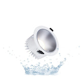 LED Ceiling Light 10W-40W IP65 Waterproof, Round Panel Light for Bathroom Kitchen - Dimmable, 3000K-6000K, Easy Installation 