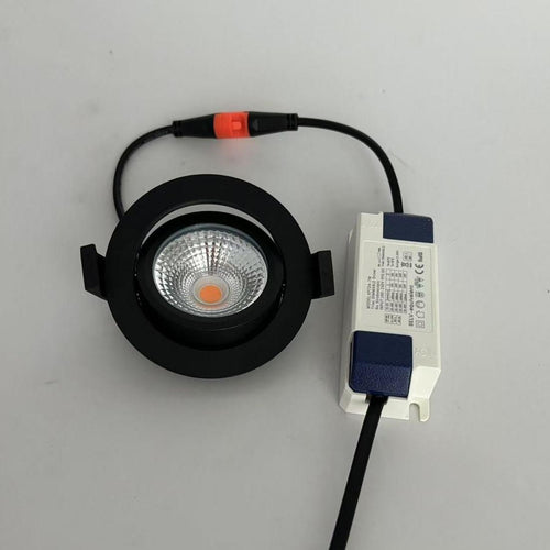 COB LED Downlight 3W 5W 7W, Surface Mount Spot Light Adjustable Angle, Warm White 3000K - Dimmable - image 1