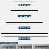 Dali 1phase 4wire Track Rail System Resecced Track Rail 1M Ceiling Rail Linear - image 2