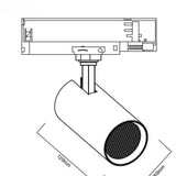 High Quality 20w Cob Led Track Light for Restaurant Cob Track Lighting Competitive Price Track Light 20w - image 6