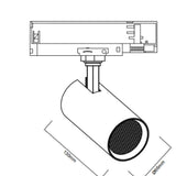 Higher Cost Performance Honeycomb Track Spot Light 10W 20W 30W 40W - image 6