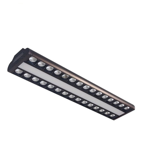 Linear Suspended Track Lighting System 1500mm, High Ceiling Commercial LED Track Light for Restaurant Hotel Gallery, 80W - im