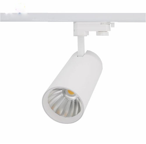 Modern 30W LED Track Light with High CRI 90Ra 110lm Per Watt Beautiful Aluminum Reflector Spot Lighting COB Chip - image 1