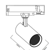 Smart Control Jewelry Light 10w Track Lights Rail Lighting System Led 10w Cob Led Rail Lamp - image 6