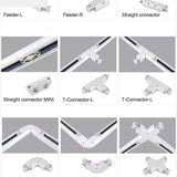 Surface Mounted Rail Track System 3phase 4 Wires Track  Rail 3M Track System 4 Wires - image 3