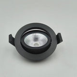 Modern 7W Ultra Slim Dimmable LED Downlight COB Aluminum IP65 Ceiling SpotLights Ultra thin - image 2