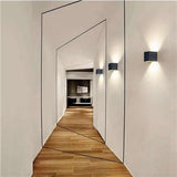 Waterproof Staircase Lights Black White Outdoor Wall Lamps Square Led Wall Lamp - image 4