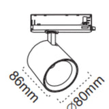 Modern Lighting LED Track Light with Power and CCT Addjutable Track Light for Museum - image 5